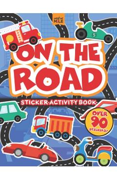 Coperta cărții 'On the Road Sticker Activity Book - Creative Mile'