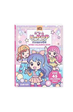 Coperta cărții 'It's a K Pop Thing Jumbo Colouring Book -'