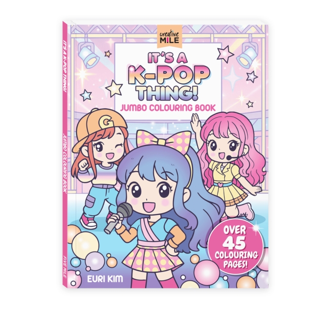 Coperta cărții 'It's a K Pop Thing Jumbo Colouring Book -'