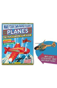 Make your own Paper Figure - Planes (Activity Book for kids) -