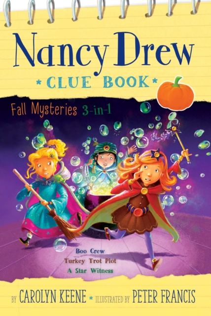 Coperta cărții 'Nancy Drew Clue Book Fall Mysteries 3-in-1 - Carolyn Keene'