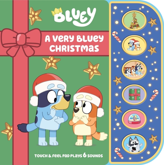 Coperta cărții 'Bluey: A Very Bluey Christmas Sound Book -'