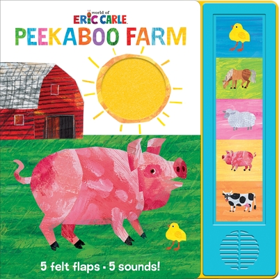 Coperta cărții 'World of Eric Carle: Peekaboo Farm Sound Book - Pi Kids'