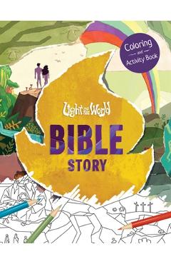 Coperta cărții 'Light of the World: Bible Story Coloring and Activity Book -'