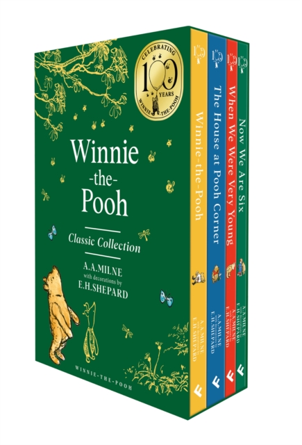 Coperta cărții 'Winnie the Pooh Classic Collection: 4 Book Box Set - A. A. Milne'
