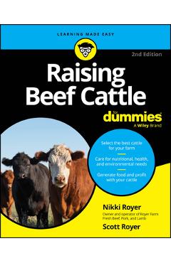 Coperta cărții 'Raising Beef Cattle for Dummies - Nikki Royer'