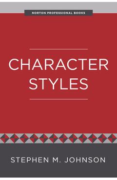 Coperta cărții 'Character Styles - Stephen M. Johnson'