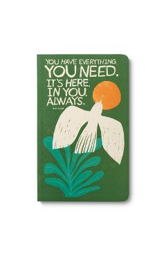 Coperta cărții 'Write Now Journal: You Have Everything You Need. It's Here, in You, Always. -M.H. Clark -'