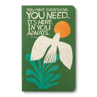 Coperta cărții 'Write Now Journal: You Have Everything You Need. It's Here, in You, Always. -M.H. Clark -'