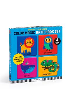 Animals of the World Color Magic Bath Book Set -