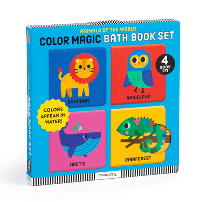 Coperta cărții 'Animals of the World Color Magic Bath Book Set -'