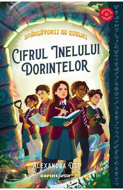 Coperta cărții 'eBook Spărgătorii de coduri. Cifrul inelului dorințelor - Alexandra Ott'