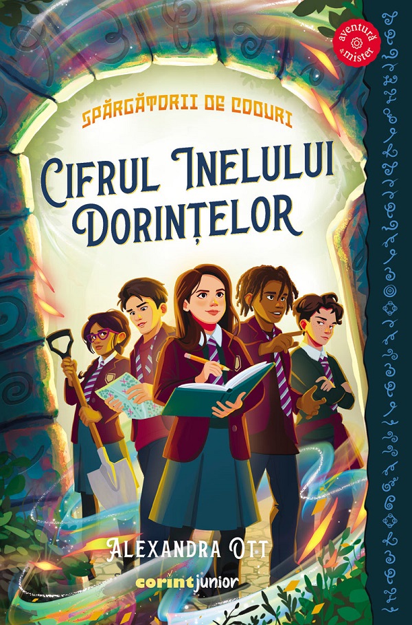 Coperta cărții 'eBook Spărgătorii de coduri. Cifrul inelului dorințelor - Alexandra Ott'