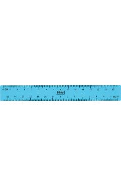 Imaginea produsului 'Riglă din plastic de 15 cm. Bleu pastel'