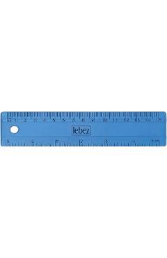 Imaginea produsului 'Riglă albastră transparentă flexibilă 15 cm'