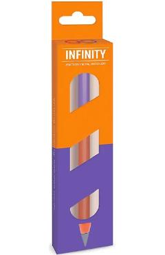 Imaginea produsului 'Creion Infinity. Portocaliu/mov hexagonal'