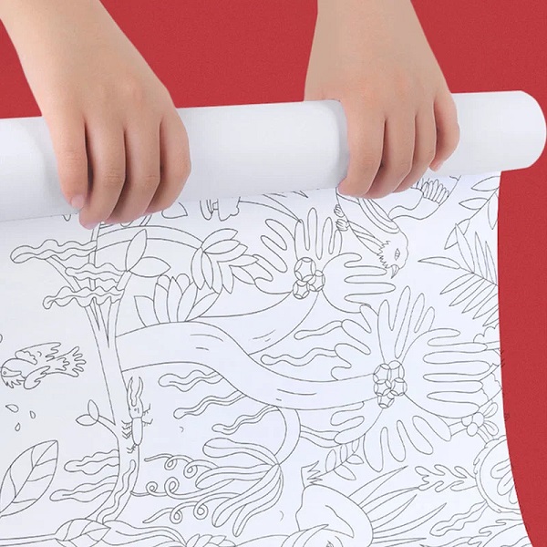 Imaginea produsului 'Rola hârtie desene de colorat: Junglă'