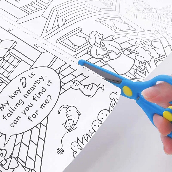 Imaginea produsului 'Rola hârtie desene de colorat: Oraș'