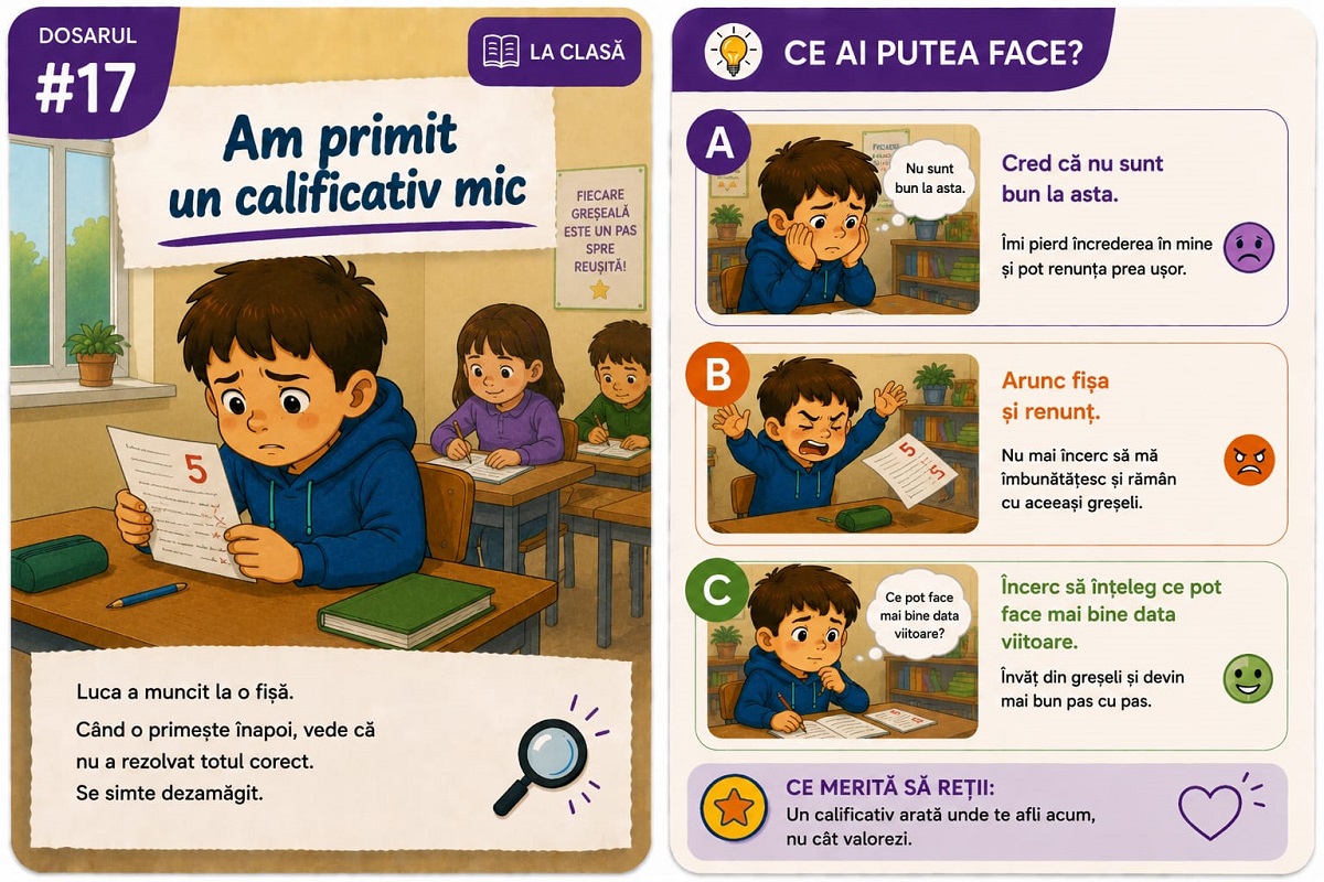 Imaginea produsului 'Joc educativ: Dosarele unui elev'