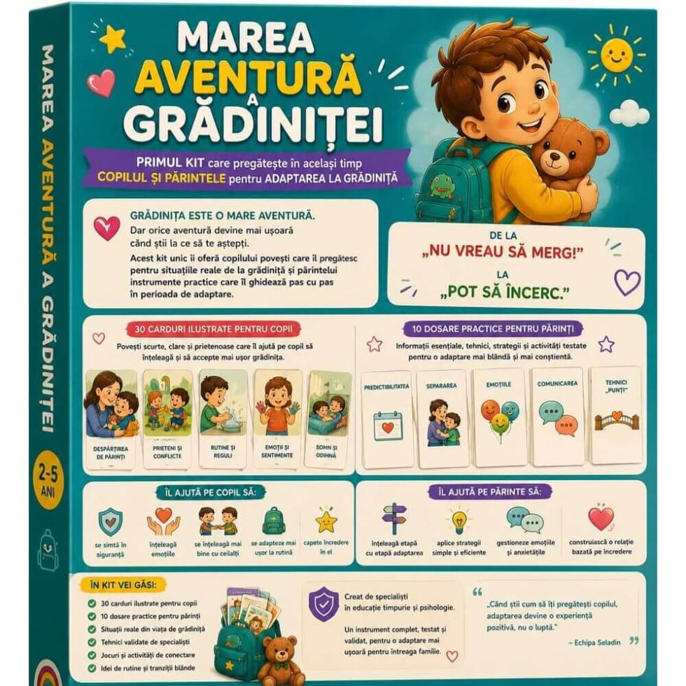 Imaginea produsului 'Joc educativ: Marea aventură a grădiniței'