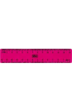 Imaginea produsului 'Riglă din plastic de 15 cm. Roz neon'