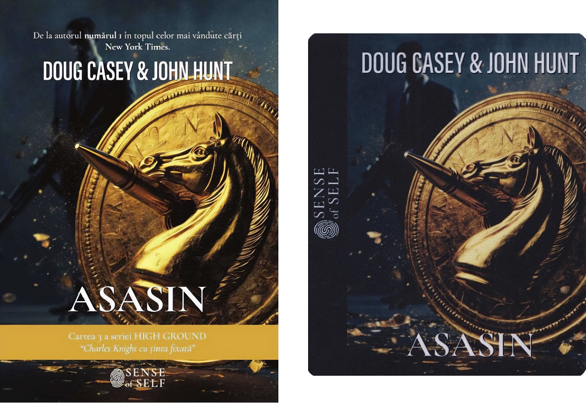 Coperta cărții 'Asasin. Seria High Ground Vol.3 + Mousepad - Doug Casey, John Hunt'