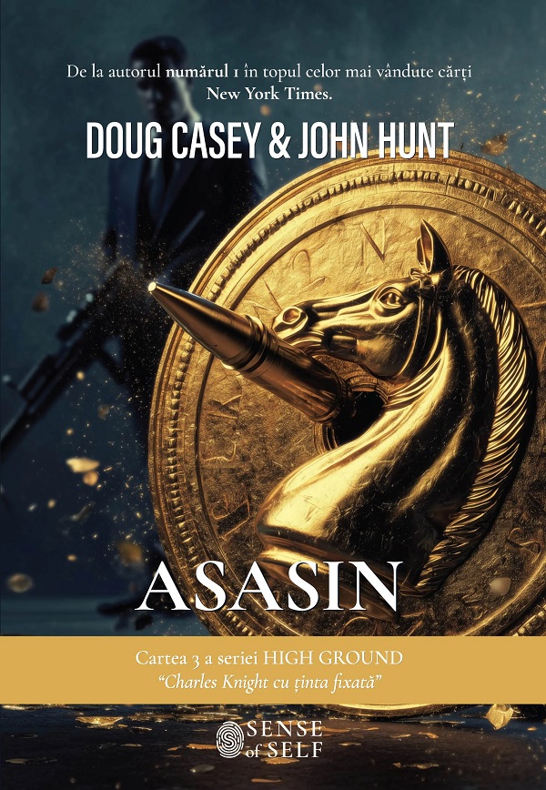 Coperta cărții 'Asasin. Seria High Ground Vol.3 + Mousepad - Doug Casey, John Hunt'