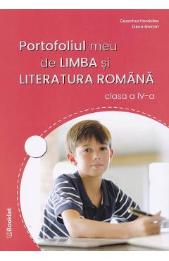 Coperta cărții 'Portofoliul meu de Limba și literatura română - Clasa 4 - Cezarina Hardulea, Elena Balcan'