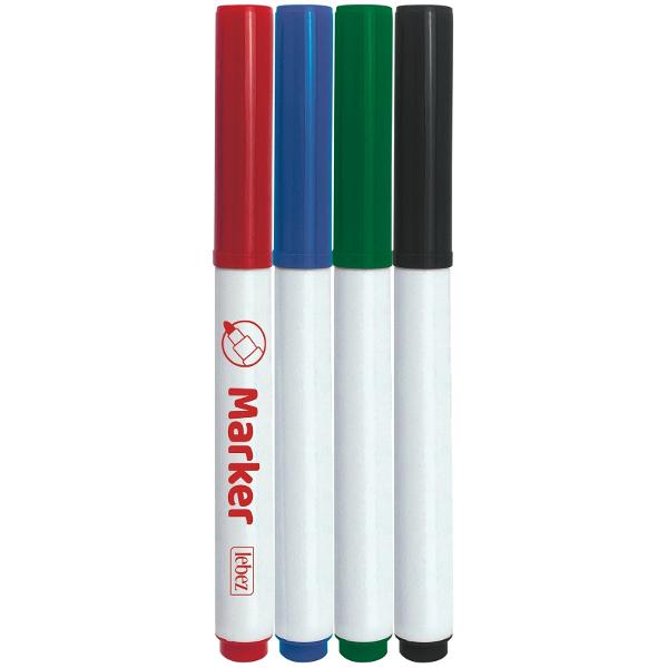 Set 4 markere pentru tabla alba