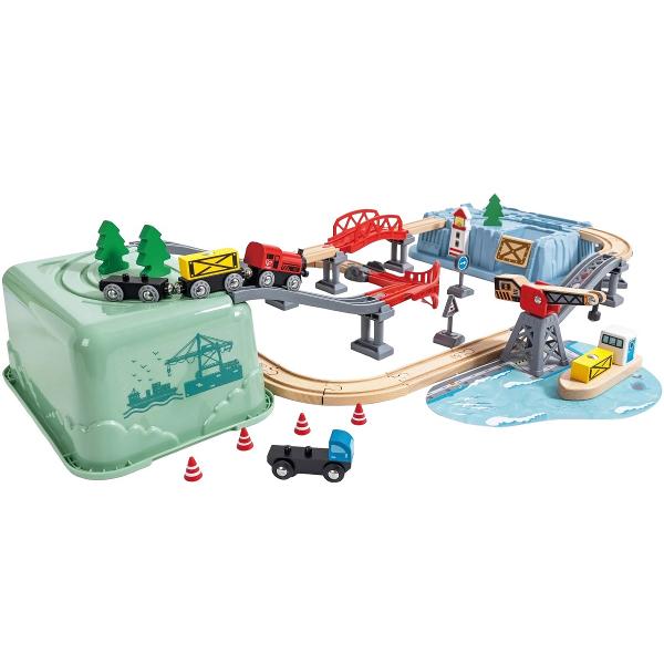 Joc de constructie. Tren Port