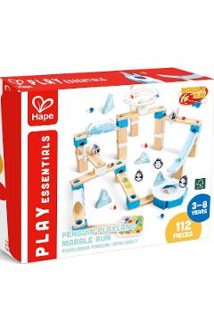Imaginea produsului 'Jucărie din lemn: Marble Run Penguin Playland'