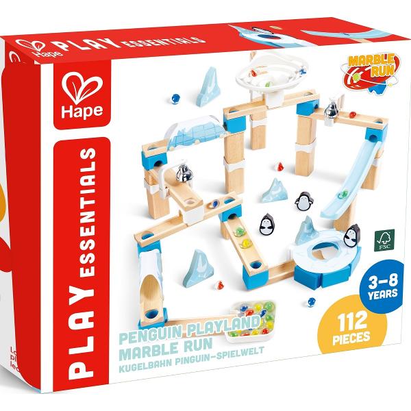 Jucarie din lemn: Marble Run Penguin Playland