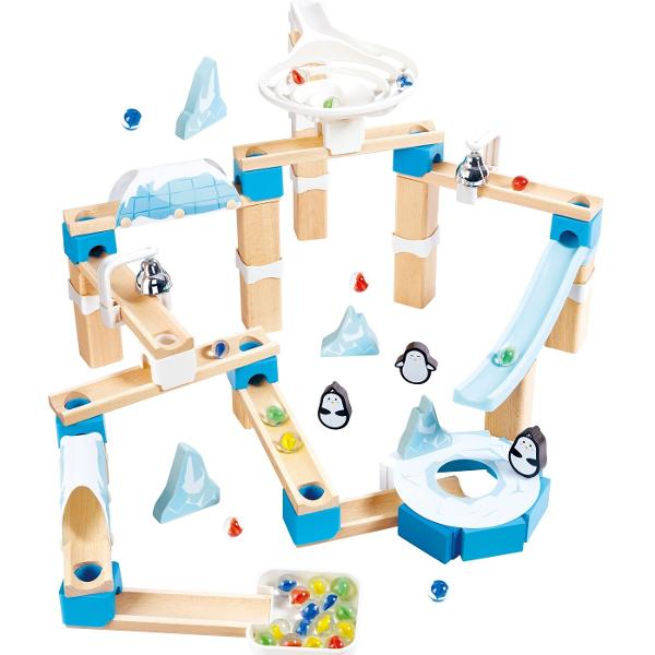 Jucarie din lemn: Marble Run Penguin Playland
