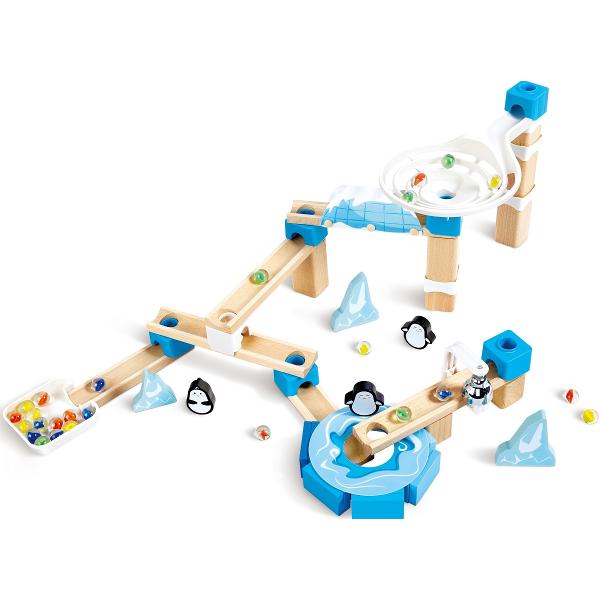 Jucarie din lemn: Marble Run Penguin Playland