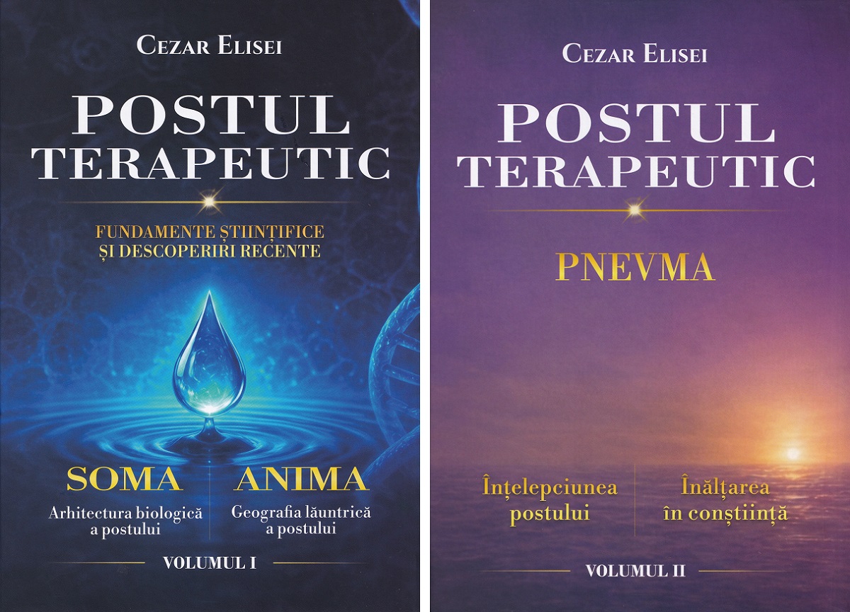 Coperta cărții 'Pachet 2 volume: Postul terapeutic - Cezar Elisei'