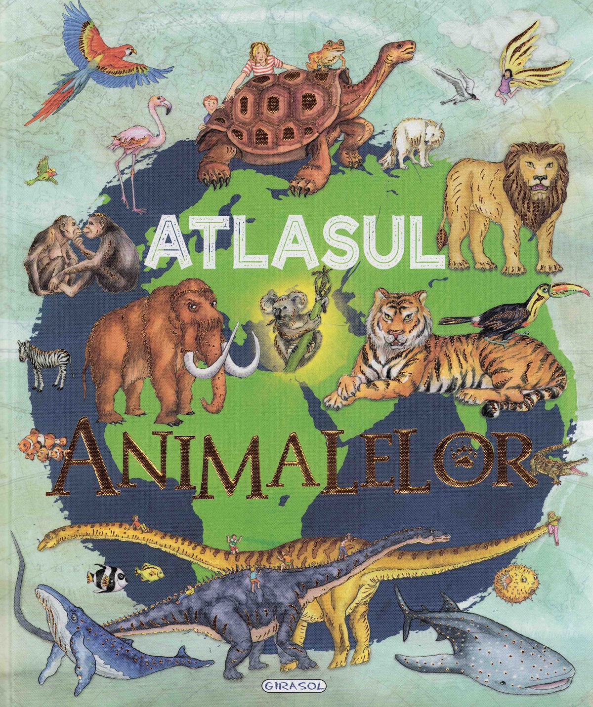 Coperta cărții 'Atlasul animalelor - Federico Gomez'