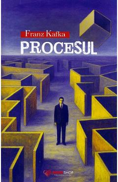 Coperta cărții 'Procesul - Franz Kafka'