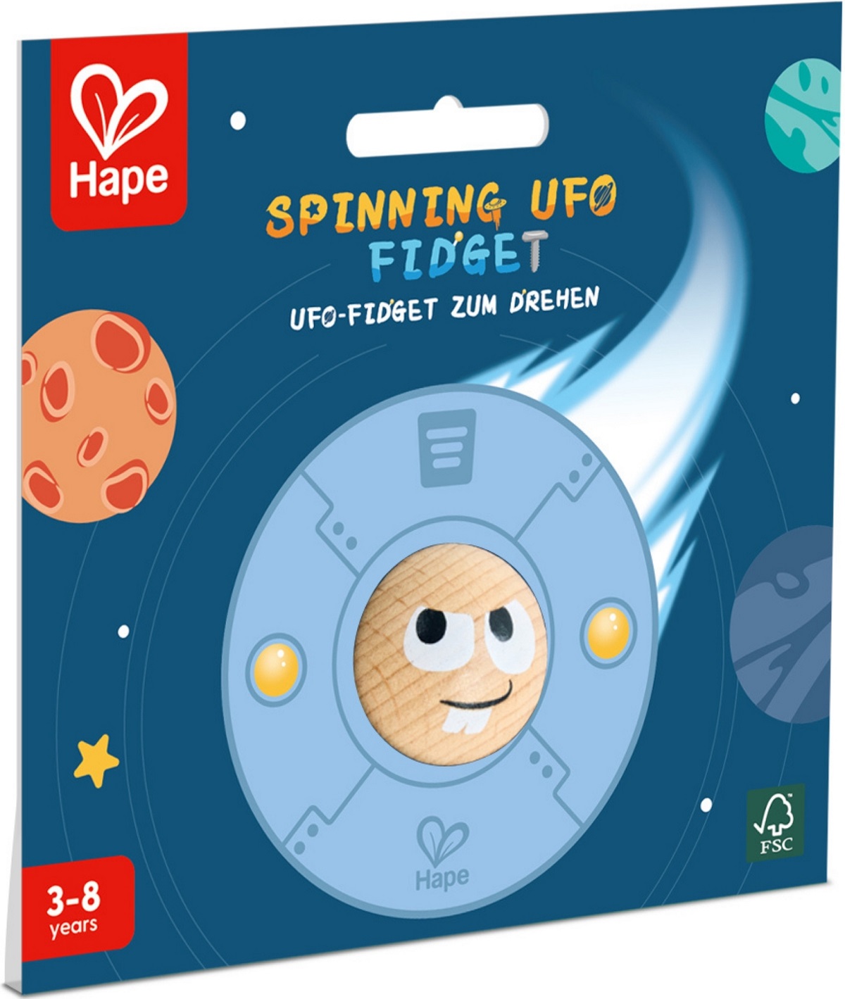 Imaginea produsului 'Jucărie: Fidget UFO rotativ'