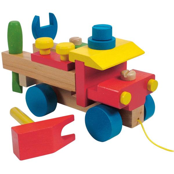 Jucarie din lemn: Camion de asamblat