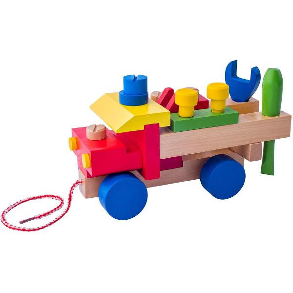 Jucarie din lemn: Camion de asamblat