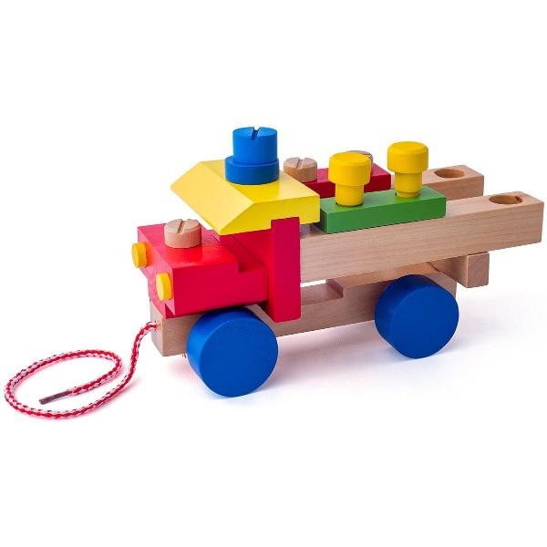 Jucarie din lemn: Camion de asamblat