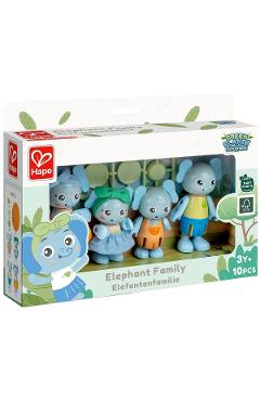 Imaginea produsului 'Jucărie din lemn: Familia de elefanți'
