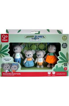 Imaginea produsului 'Jucărie din lemn: Familia koala'