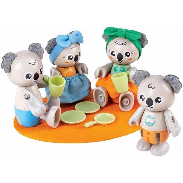 Jucarie din lemn: Familia koala