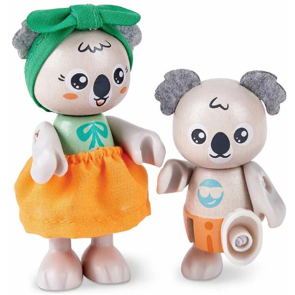 Jucarie din lemn: Familia koala
