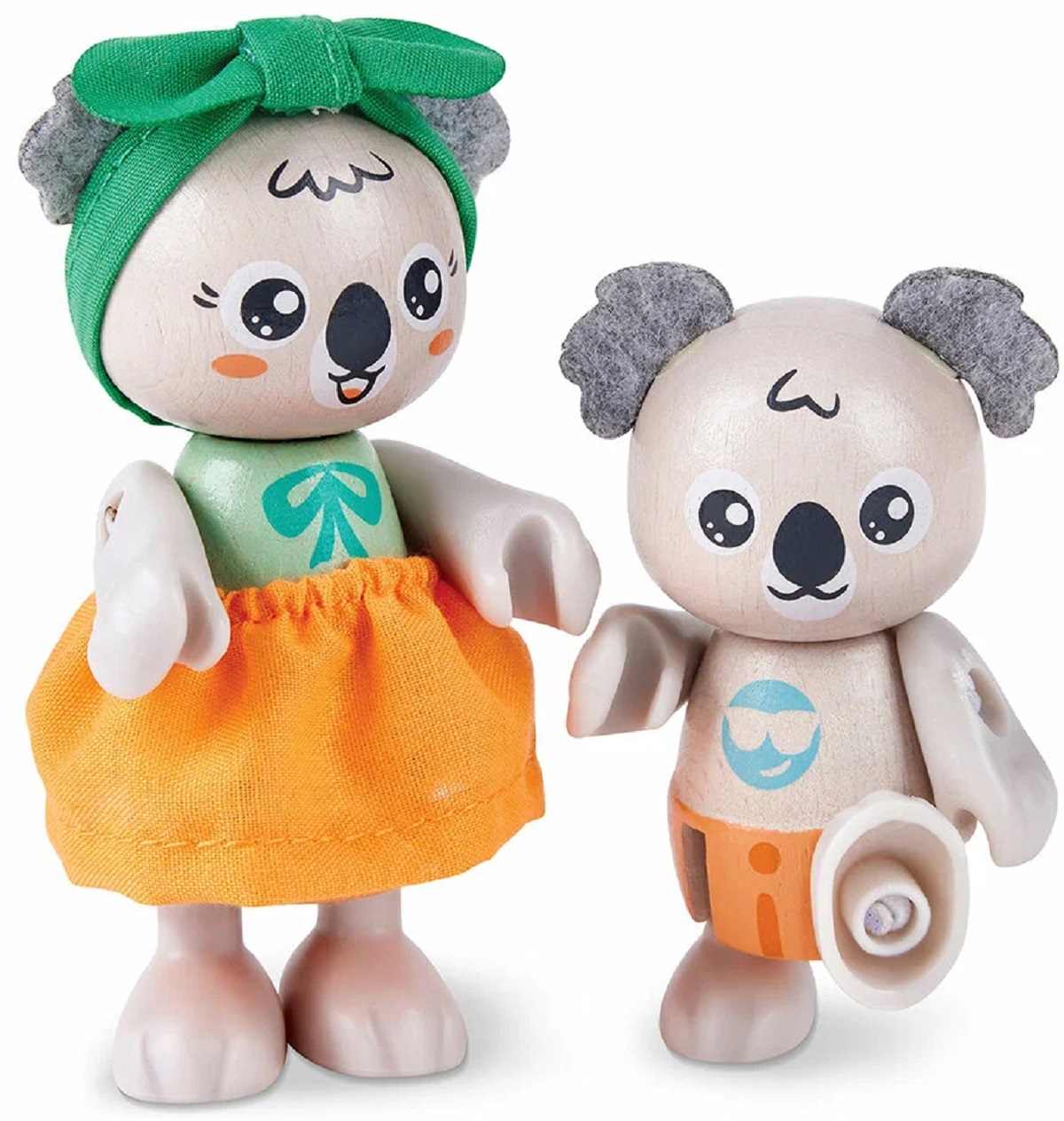 Imaginea produsului 'Jucărie din lemn: Familia koala'