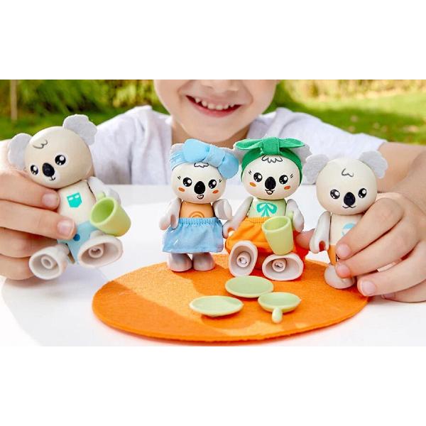 Jucarie din lemn: Familia koala