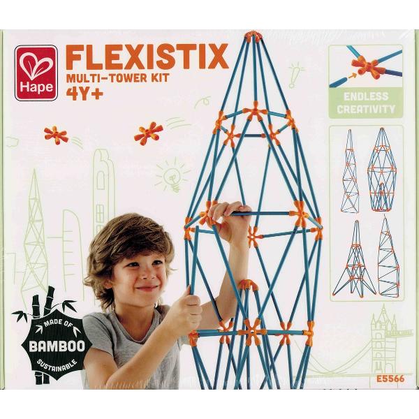 Jucarie din bambus Flexistix. 132 piese