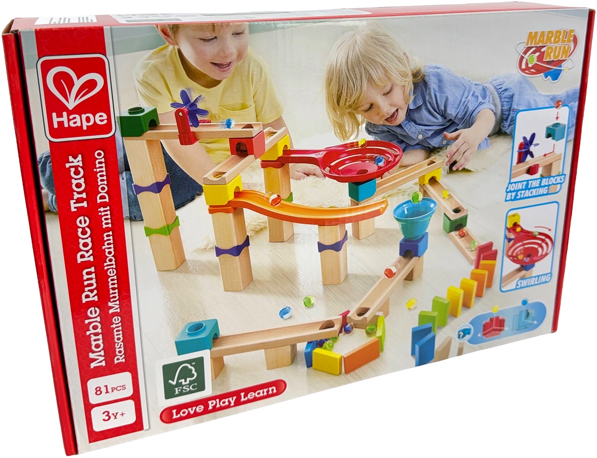 Imaginea produsului 'Jucărie din lemn: Marble Run Race Track'