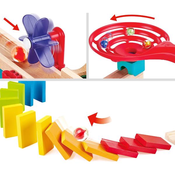 Jucarie din lemn: Marble Run Race Track